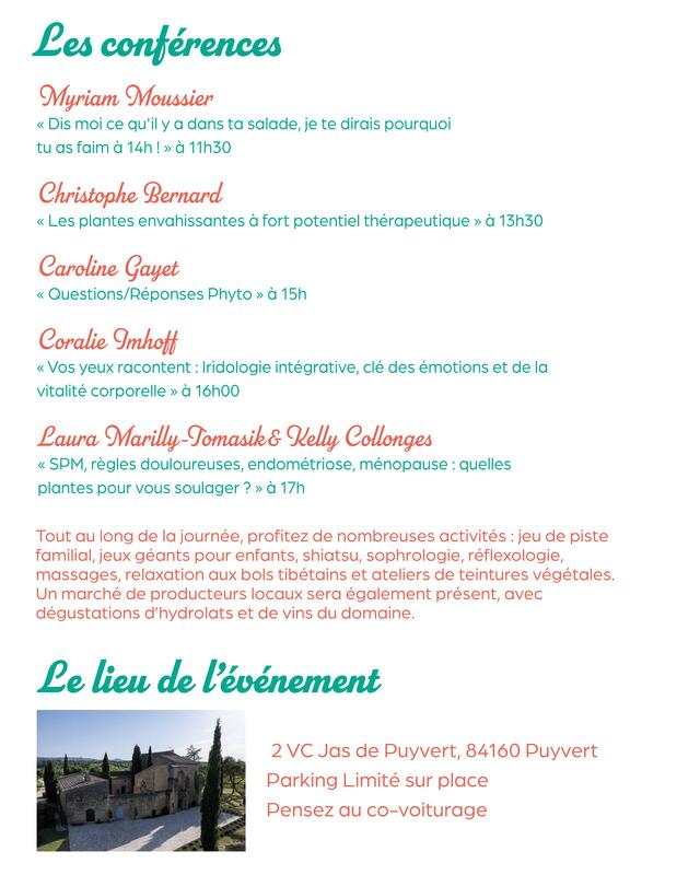 Plantes &amp; Bien-Être en Vignes