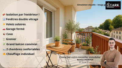 Appartement - 60 m² - 3 pièces