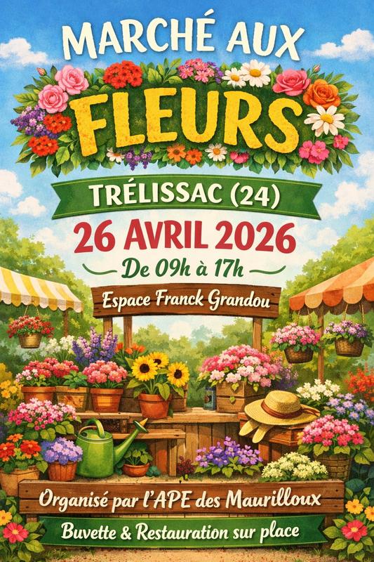 Marché aux fleurs et aux plants