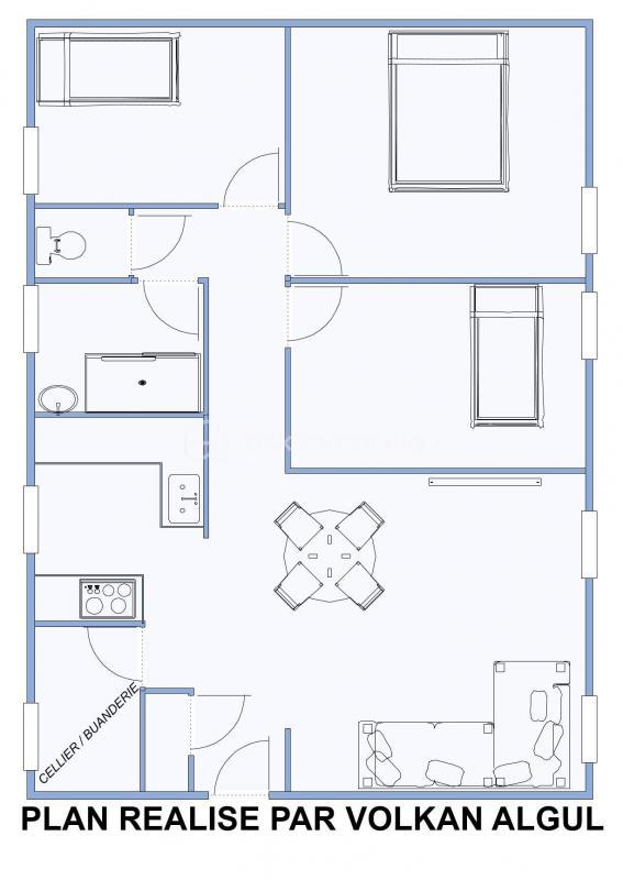 Appartement - 62 m² - 4 pièces