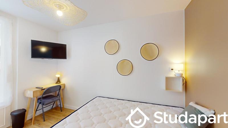 Chambre - 10 m² - 1 pièce