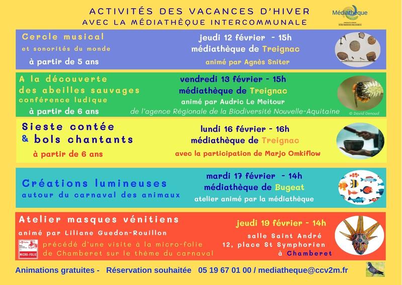 Médiathèque : Atelier musical