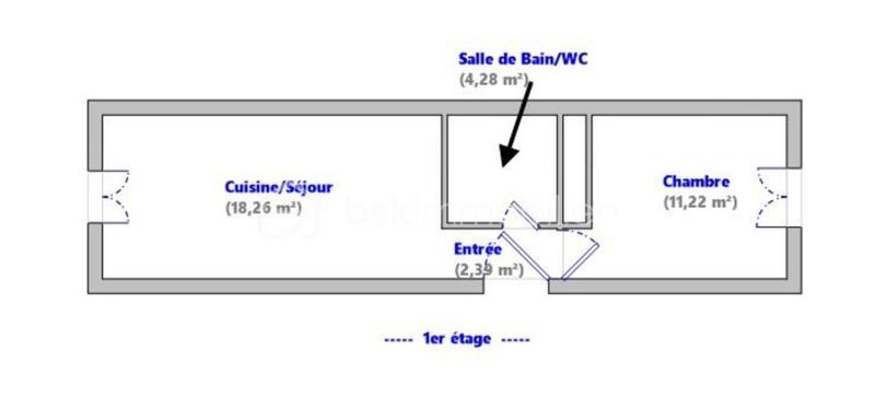 Appartement - 36 m² - 2 pièces