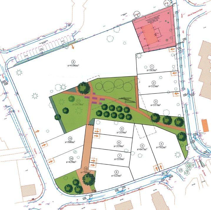 Terrain constructible - 525 m²