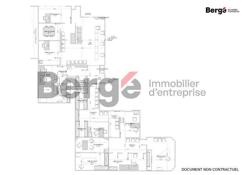 Local commercial - 235 m² - 18 pièces