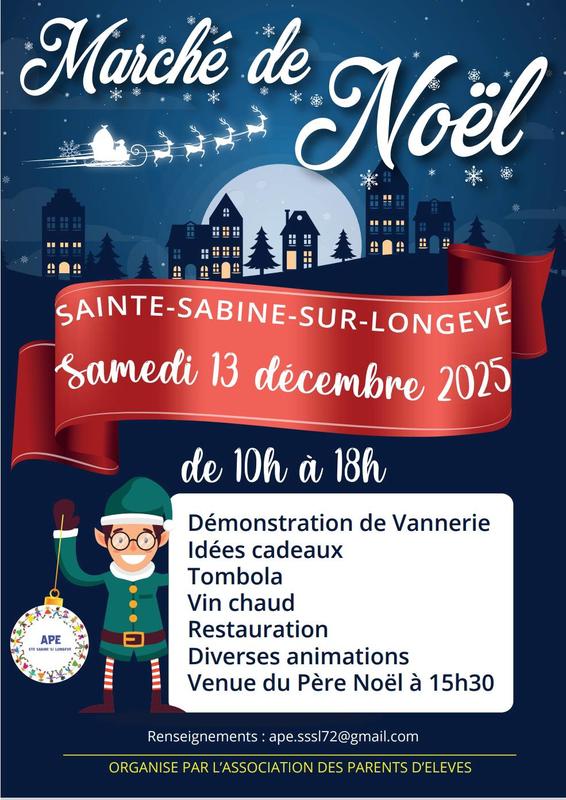Marché de Noël - Sainte-Sabine-Sur-Longève