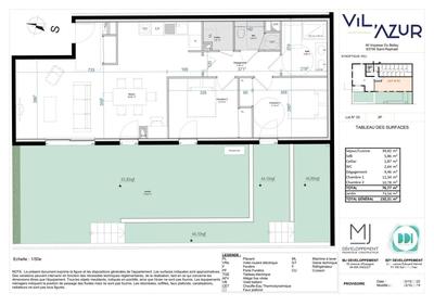 Appartement - 76 m² - 3 pièces