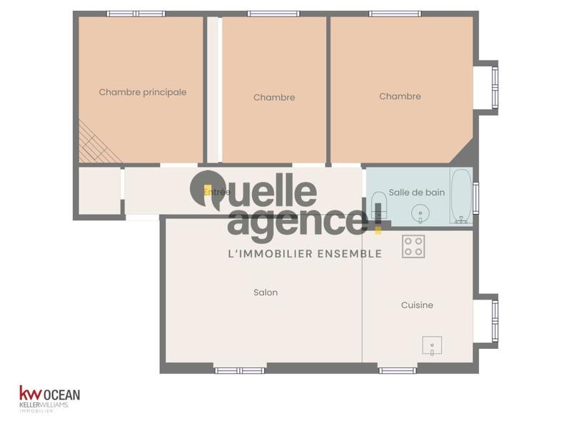 Appartement - 83 m² - 4 pièces