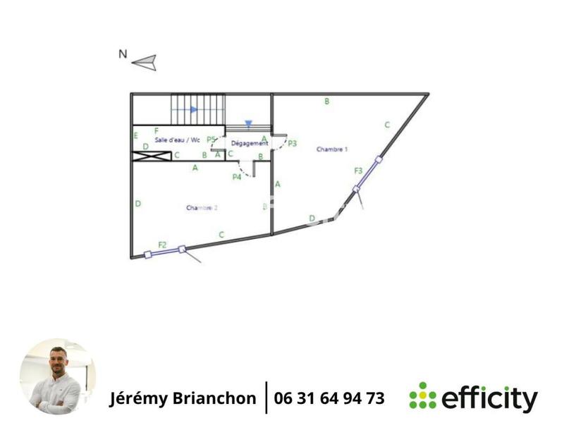 Maison - 54 m² - 3 pièces
