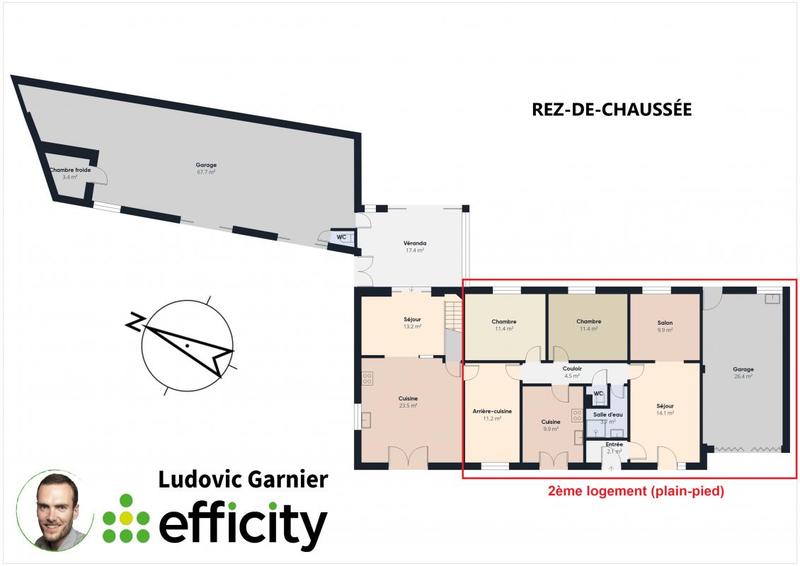 Maison - 187 m² - 9 pièces