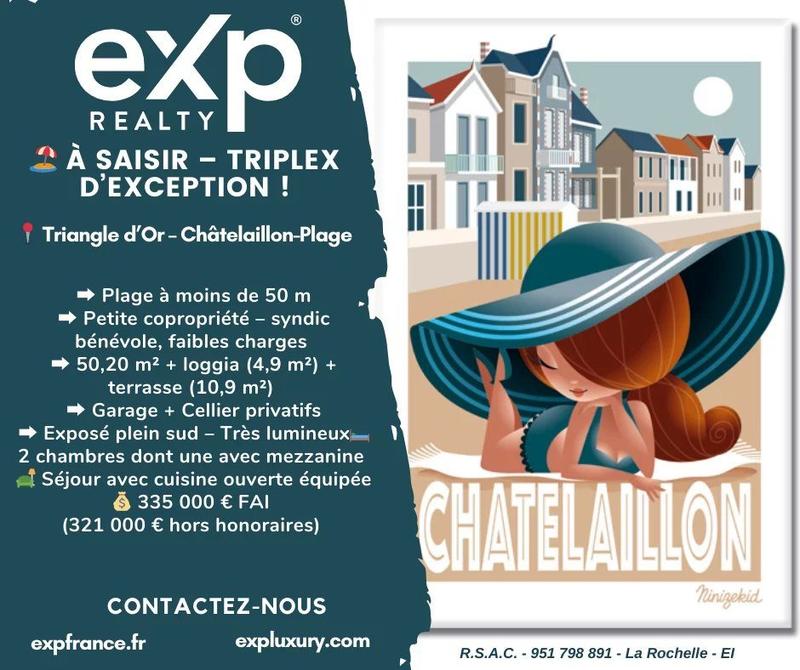 Appartement - 50 m² - 3 pièces