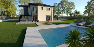 Maison contemporaine - 176 m² - 6 pièces