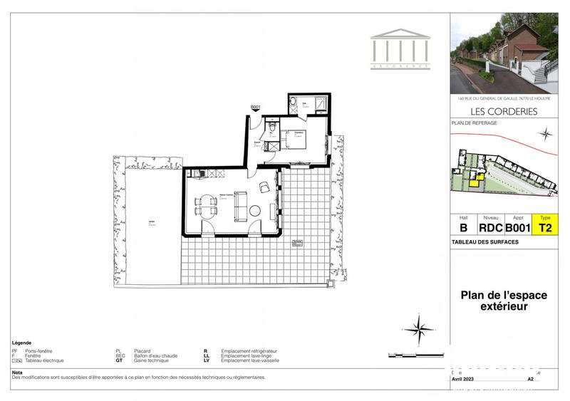 Appartement - 53 m² - 2 pièces