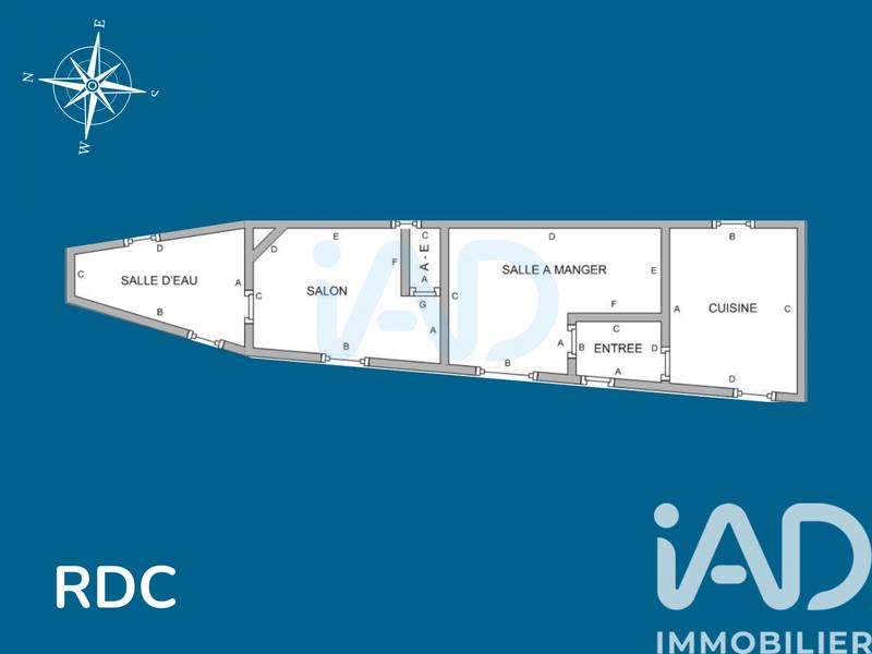 Maison - 105 m² - 4 pièces