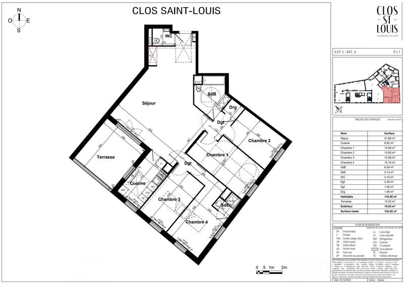 Appartement - 119 m² - 5 pièces