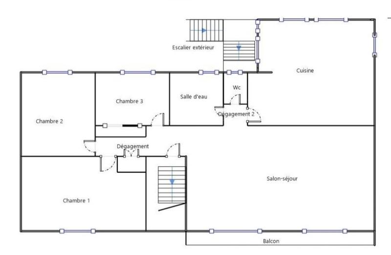 Maison - 200 m² - 7 pièces