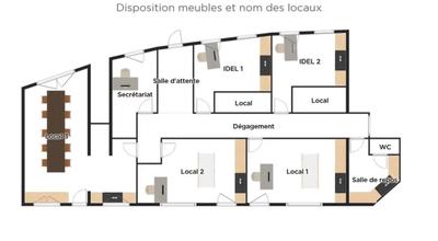Bureau - 38 m²