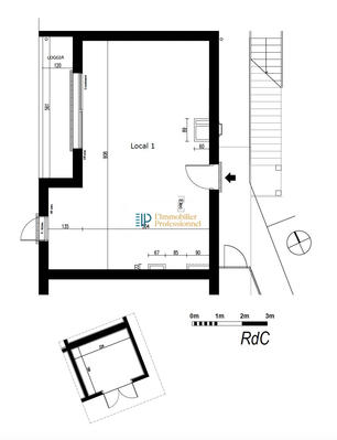 Local commercial - 69 m² - 1 pièce