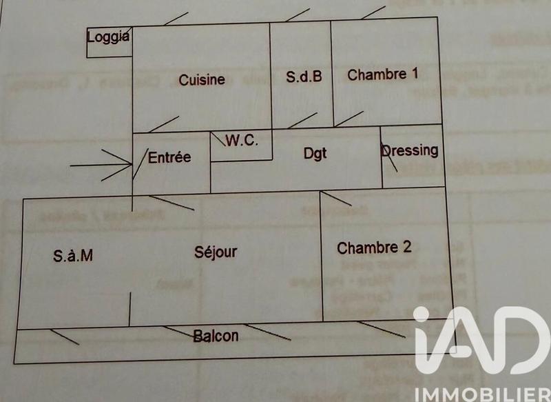 Appartement - 73 m² - 3 pièces