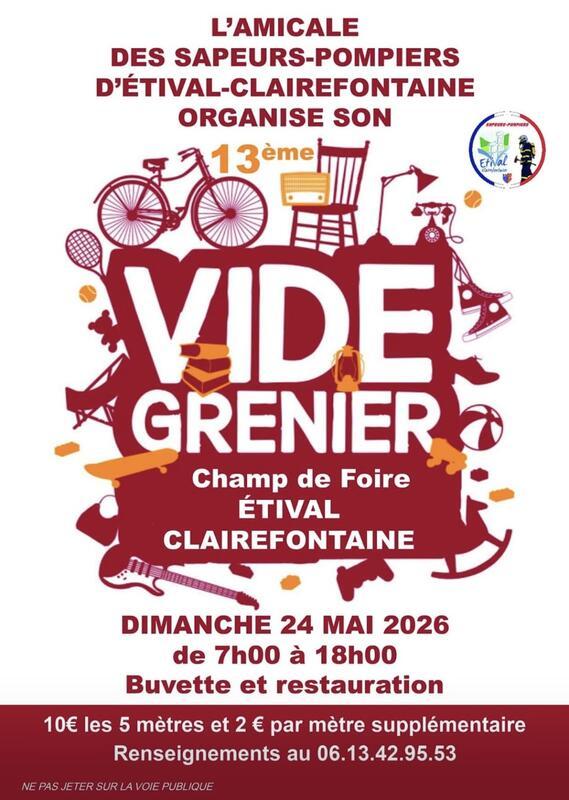 Vide-grenier de l'amicale des sapeurs-pompiers