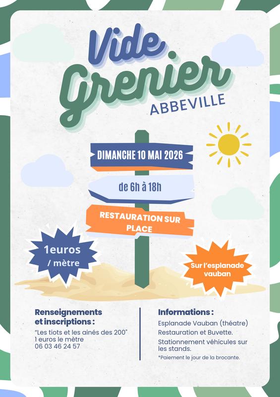 Brocante esplanade vauban abbeville