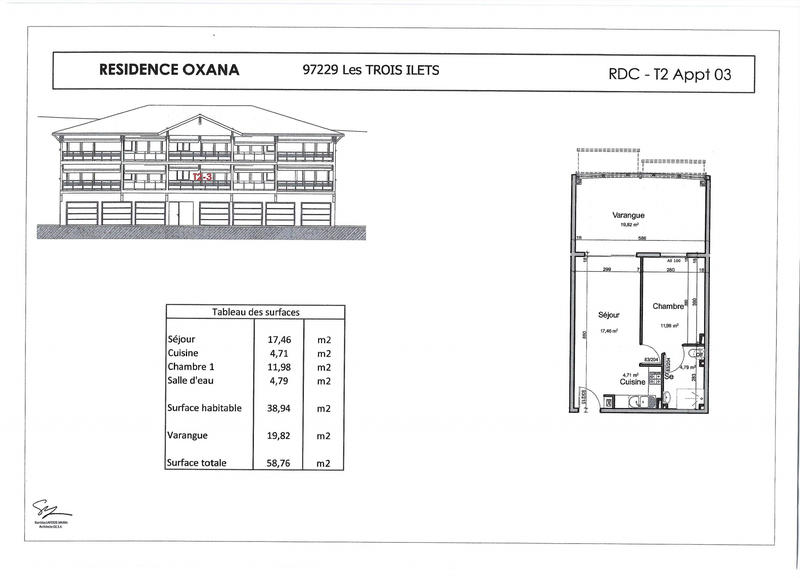Appartement - 39 m² - 2 pièces