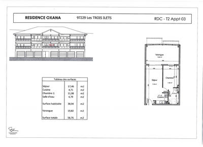 Appartement - 39 m² - 2 pièces
