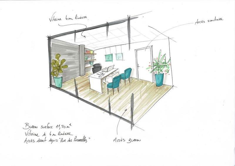 Bureau - 12 m² - 1 pièce