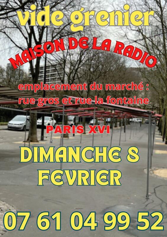 Vide grenier rue gros la fontaine