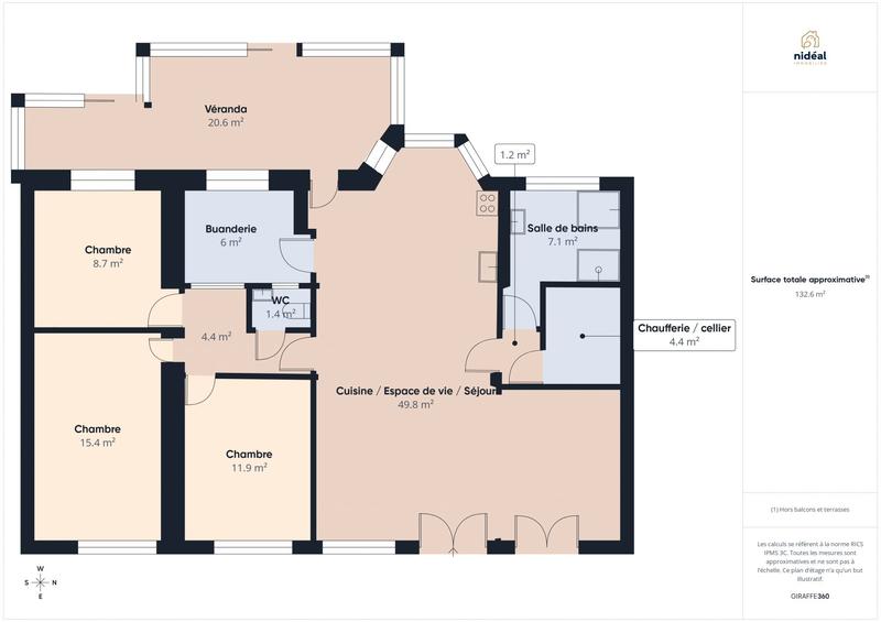 Maison - 130 m² - 4 pièces