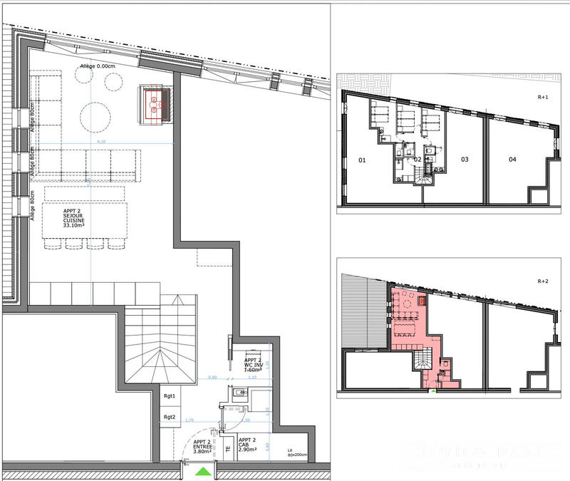 Duplex - 96 m² - 5 pièces