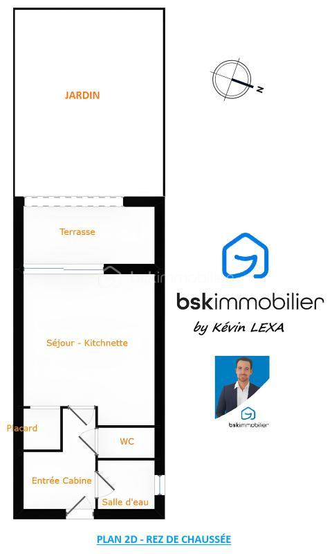 Appartement - 23 m² - 1 pièce