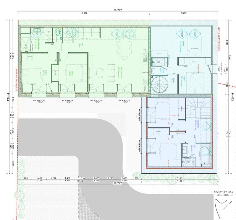 Duplex - 63 m² - 3 pièces