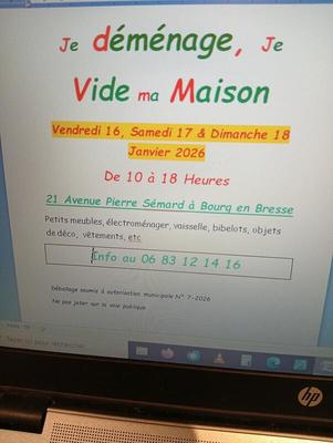 Je déménage, je vide ma maison