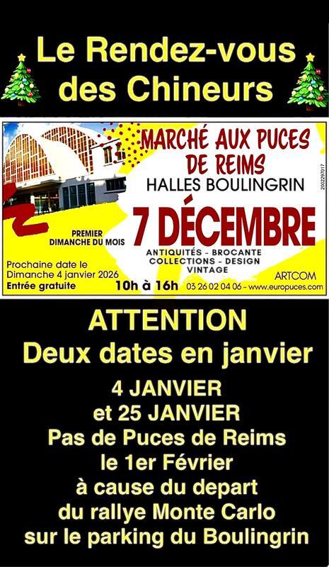 Marché aux puces - halles boulingrin