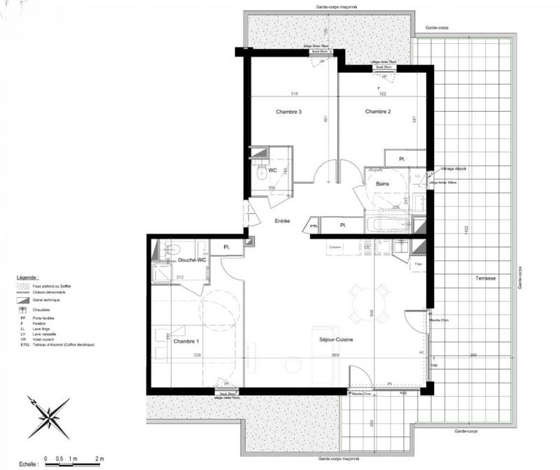 Appartement - 93 m² - 4 pièces