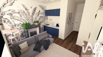 Appartement - 22 m² - 1 pièce