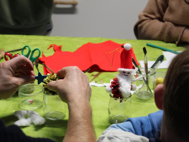 Décoration de Noël naturelle à Terres d'Oiseaux