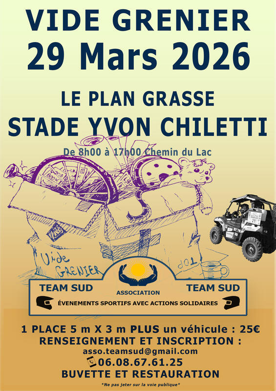 Vide grenier team sud