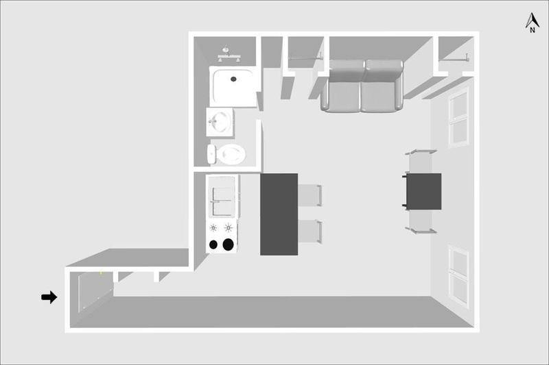 Appartement - 19 m² - 1 pièce