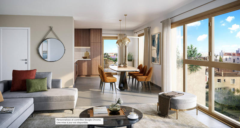 Appartement - 90 m² - 4 pièces