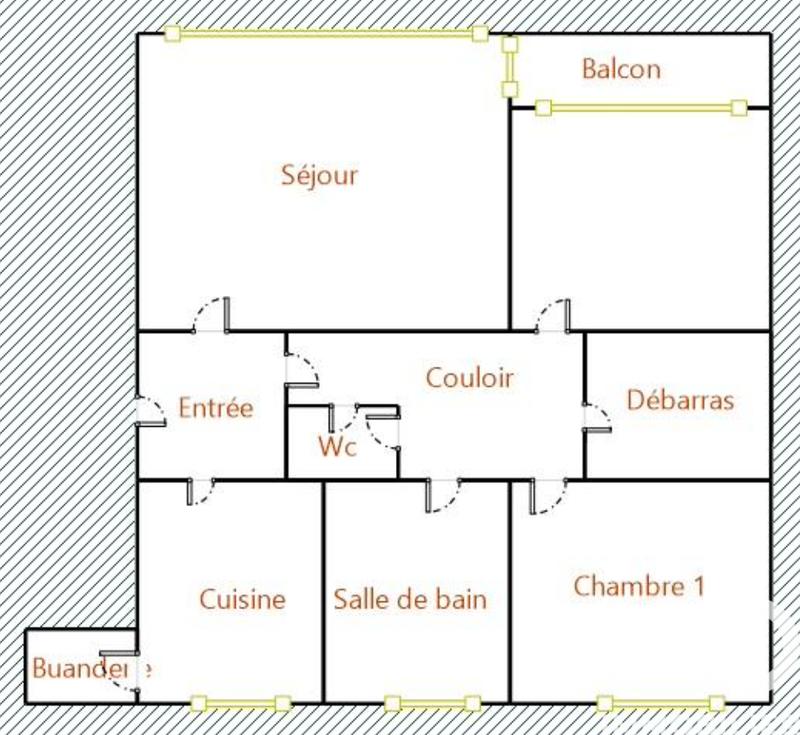 Appartement - 75 m² - 3 pièces