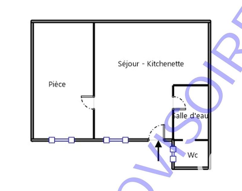 Appartement - 23 m² - 2 pièces