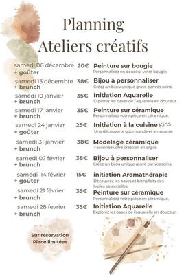 Atelier peinture sur bougie et goûter - Maison Tarte