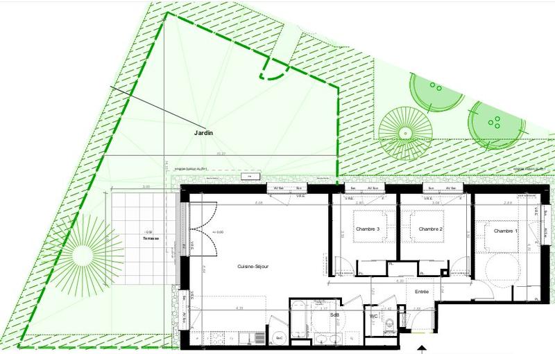 Appartement - 87 m² - 4 pièces