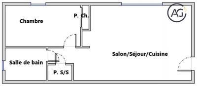 Appartement - 36 m² - 2 pièces