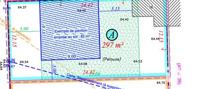 Terrain - 297 m²
