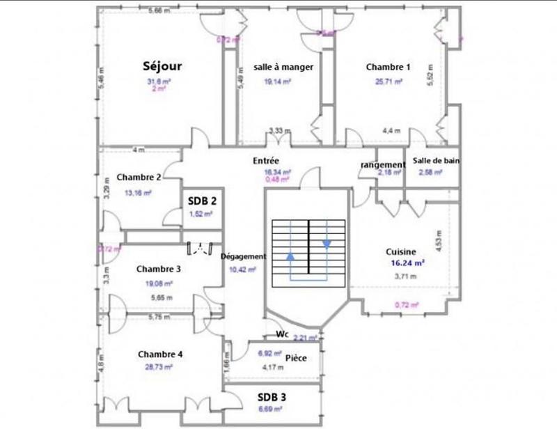 Appartement - 202 m² - 5 pièces