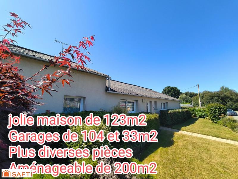 Maison - 123 m² - 8 pièces