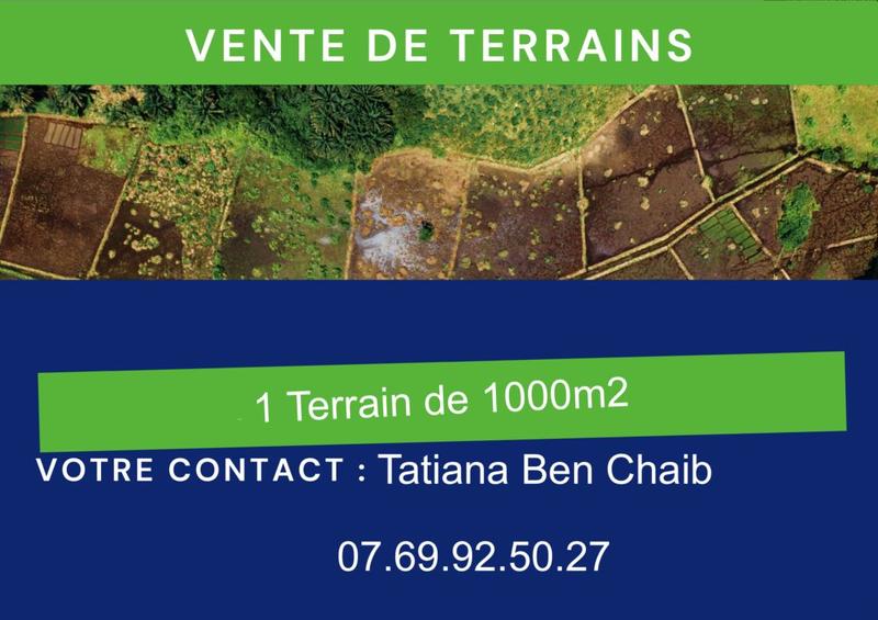 Terrain - 1 000 m²